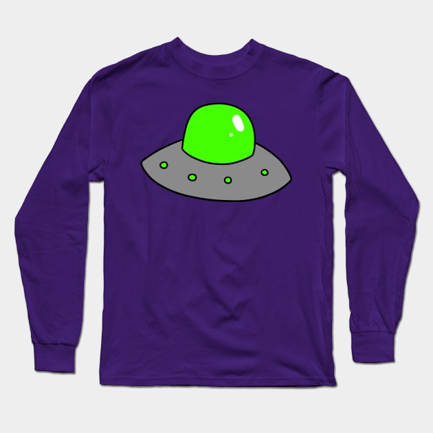 Flying Saucer Long Sleeve T-Shirt by saradaboru